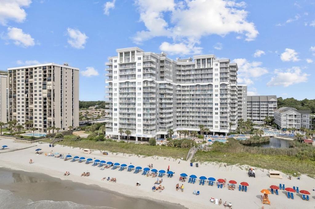 Direct Oceanfront- King Bedroom- Amazing Views/Pools/Hot Tubs/Beach Access/Golf Миртл-Бич Экстерьер фото