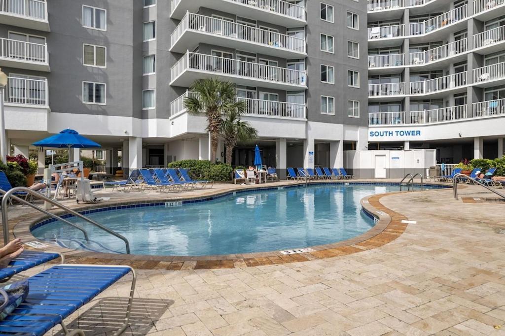 Direct Oceanfront- King Bedroom- Amazing Views/Pools/Hot Tubs/Beach Access/Golf Миртл-Бич Экстерьер фото